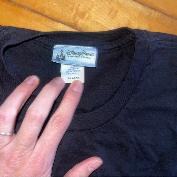 Vintage Disney Parks Mickey Mouse BlackT Shirt Mens XL Theme Park Souvenir Retro - Picture 4 of 6
